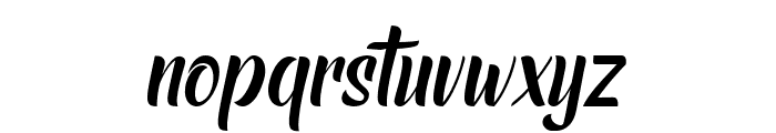 Rush Hour Demo Font LOWERCASE