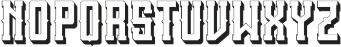 SanctumShadow otf (400) Font LOWERCASE