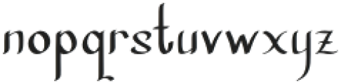 SayyidusSyuhur-Calligraphy otf (400) Font LOWERCASE