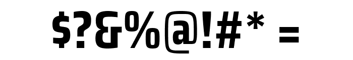 Saira Condensed Bold Font OTHER CHARS