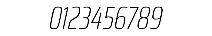 Saira ExtraCondensed Thin Italic Font OTHER CHARS