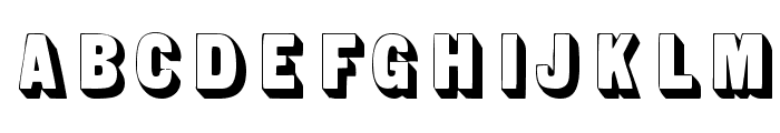 Sans Serif Shaded Font LOWERCASE