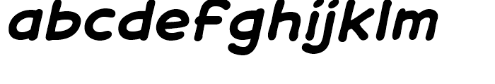Samaritan Lower Intl Bold Italic Font LOWERCASE