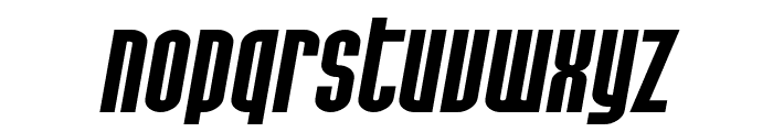 SF Port McKenzie Extended Italic Font LOWERCASE