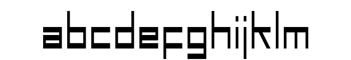 SF Square Head Condensed Font LOWERCASE