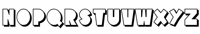 SF Tattle Tales Shadow Font UPPERCASE
