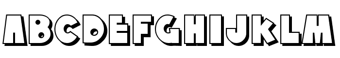 SF Tattle Tales Shadow Font LOWERCASE