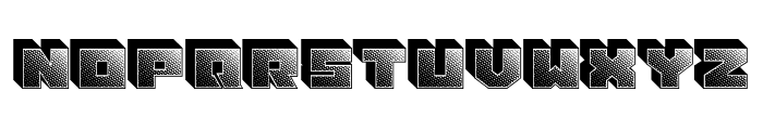 Shiny Blocks Less Gloss Regular Font LOWERCASE