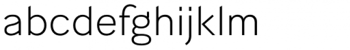 Sintesi Sans Thin Font LOWERCASE