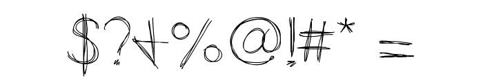 Slopness Font OTHER CHARS