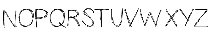 Slopness Font UPPERCASE