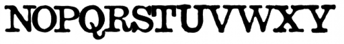 Slab American Titling Font LOWERCASE