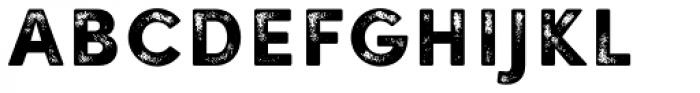 Sofia Rough Black Three Font LOWERCASE