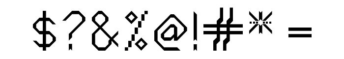 Square Sharp Regular Font OTHER CHARS