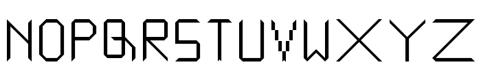 Square Sharp Regular Font UPPERCASE