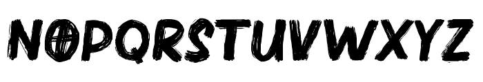 Steak Rough Font UPPERCASE