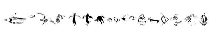 StrangeBeings Font LOWERCASE