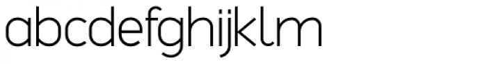 Sterk Light Font LOWERCASE