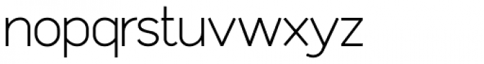 Sterk Light Font LOWERCASE