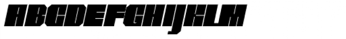 Superbold Italic Font UPPERCASE