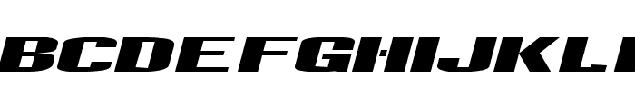 Telford Italic Font UPPERCASE