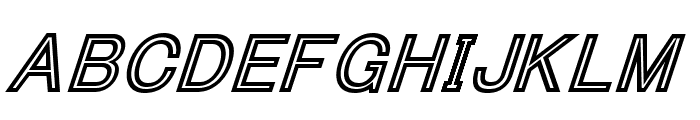 ThaCoolKidz-BlackItalic Font UPPERCASE