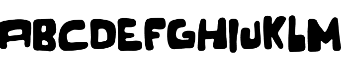The Duke of Prunes Font UPPERCASE