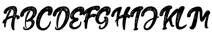 The Fox Tail Rough Font UPPERCASE