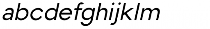 Toma Sans Medium Italic Font LOWERCASE