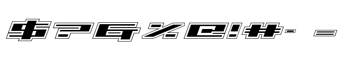 Trireme Academy Italic Font OTHER CHARS