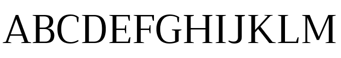 Trirong Regular Font UPPERCASE