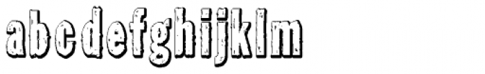 Tuzonie Neg Condensed Font LOWERCASE