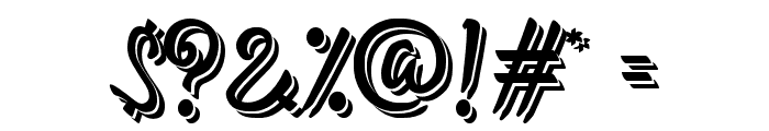 Twopath Shadow Font OTHER CHARS