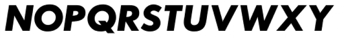 Twentieth Century ExtraBold Italic Font UPPERCASE