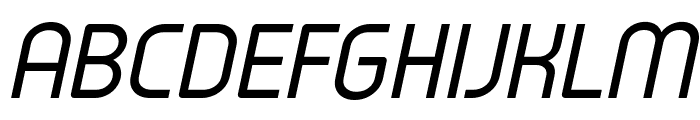 Typo Oval Demo Italic Font UPPERCASE