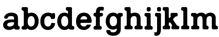 TypoSlab Irregular Demo Font LOWERCASE