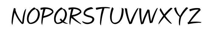 Typo Papyrus M Font UPPERCASE