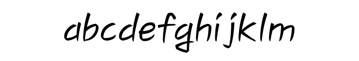 Typo Papyrus M Font LOWERCASE