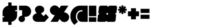 Ultra Fat Screen Font OTHER CHARS