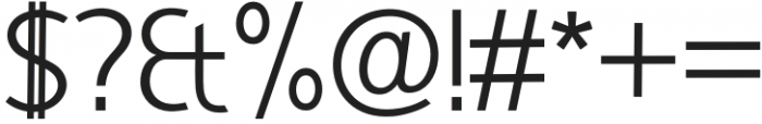 Vanisto Regular otf (400) Font OTHER CHARS