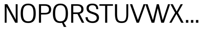 VG Sans Light Font UPPERCASE