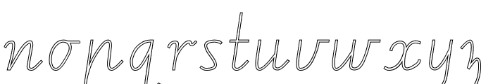 VIC NT WA School Handwriting Font Font LOWERCASE
