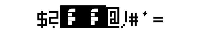 WebPixel Regular Font OTHER CHARS
