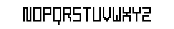 WebPixel Regular Font UPPERCASE