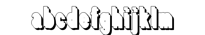 White Free Font LOWERCASE