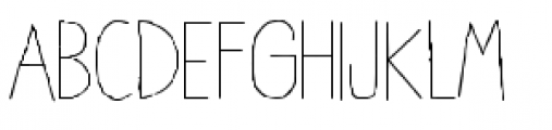 YWFT Thinaire Font UPPERCASE