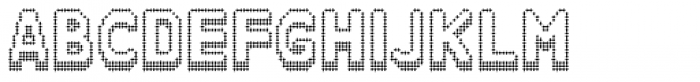 Zampichi Hollow Three-D Font UPPERCASE