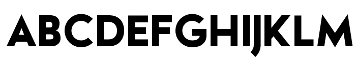 Zeronero Black Font UPPERCASE