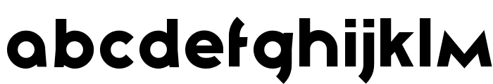 Zeronero Black Font LOWERCASE