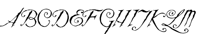 Zothique Demo Font UPPERCASE